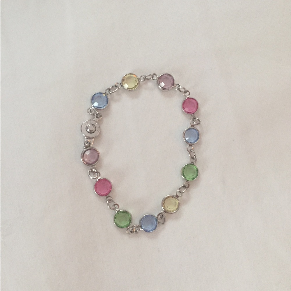 Swarovski multicolored crystal bracelet